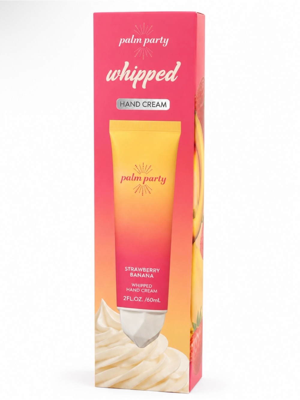 Palm Party Whipped Hand Cream-Strawberry Banana
